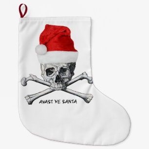 Avast för helgdagpirat för Ye Santa strumpa för
