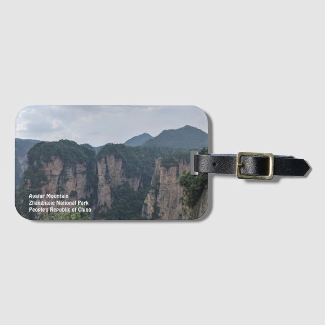 Avatar Berg Bagage Tag Bagagebricka (Framsida horisontal)