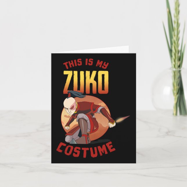 Avatar den sista Airbender Halloween här är min Zu Kort (Framsida)