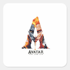 Avatar: Fire and Ash Fyrkantigt Klistermärke
