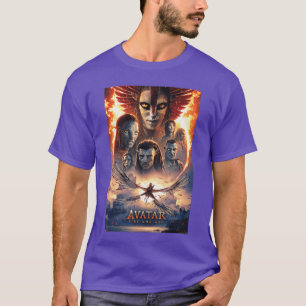 Avatar Fire and Ash Officiell Film Bioaffisch T Shirt