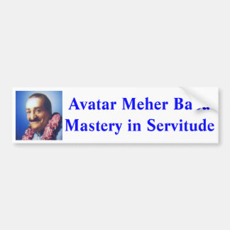 Avatar Meher Baba (Gud i mänsklig form)-dekal Bildekal