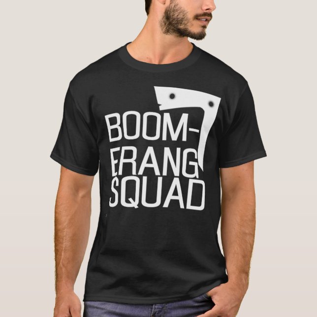 Avatar, senaste Airbender Boomerang Squad best fri T Shirt (Framsida)