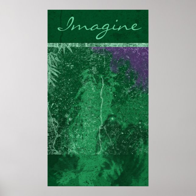 Avatar Toxic Grönt "Imagine" Poster (Framsidan)