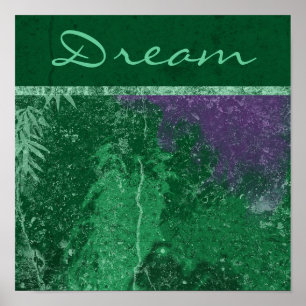 Avatar Toxic Grönt Kanvastrycket "Dream" Poster