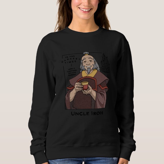 Avatar Uncle Iroh in The Darkest Times Advice Cart T Shirt (Framsida)