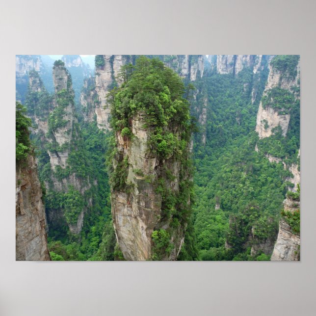 Avatarbergen Zhangjiajie National Forest Park Poster (Framsidan)
