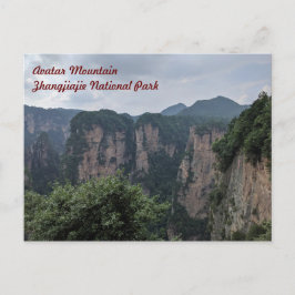 Avatarberget i Zhangjiajie-vykort Vykort