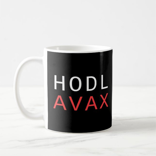 Avax Avalanche Crypto Cryptocurrency Blockchain De Kaffemugg (Vänster)