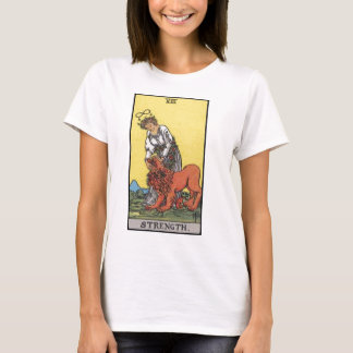avbilda av tarotstyrkakort tee