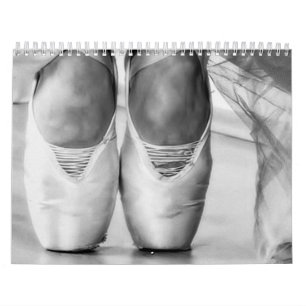Avbilda den romantiska samtidaa ballerinaen kalender