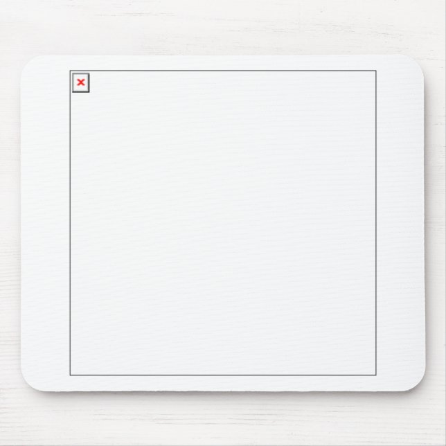 Avbilda inte laddat musmatta (Framsidan)