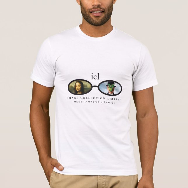 Avbilda samlingsbibliotek t-shirt (Framsida)