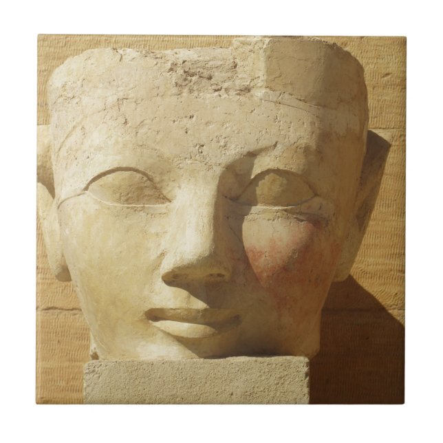 Avbildar den egyptiska pharaohen för den kakelplatta (Framsidan)