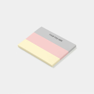 Avbildar den tyska flaggawatermarken för post-it block