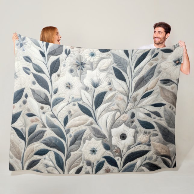 Avböjd abstrakt design fleecefilt (På plats)