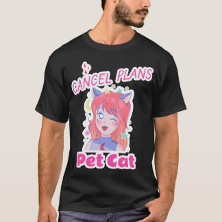 Avboka Planer Knulla Katt Katt Älskare Introvert T Shirt