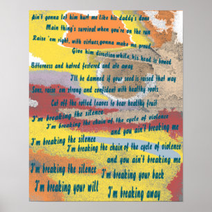 Avbrott av den Away affischen Poster