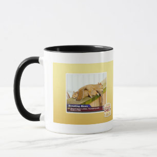 Avbrott av nyheterna mugg