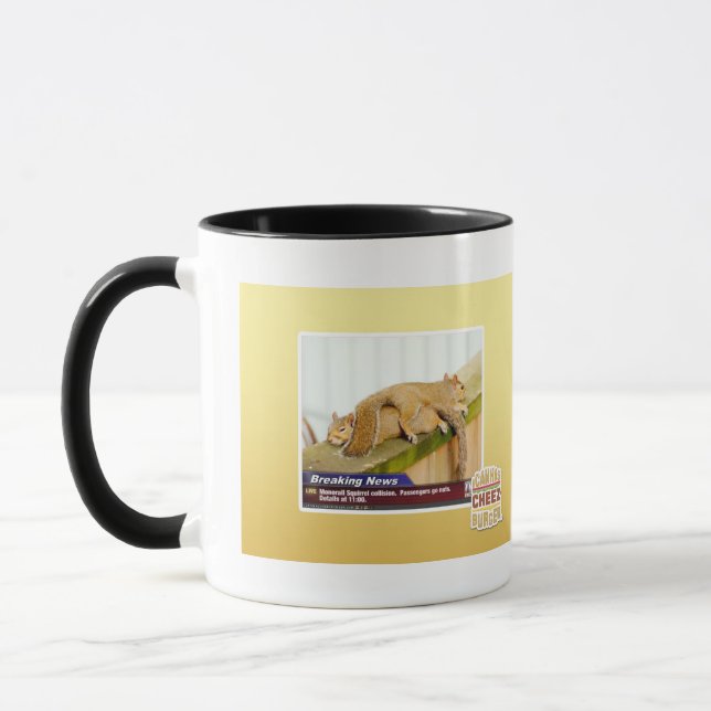 Avbrott av nyheterna mugg (Vänster)