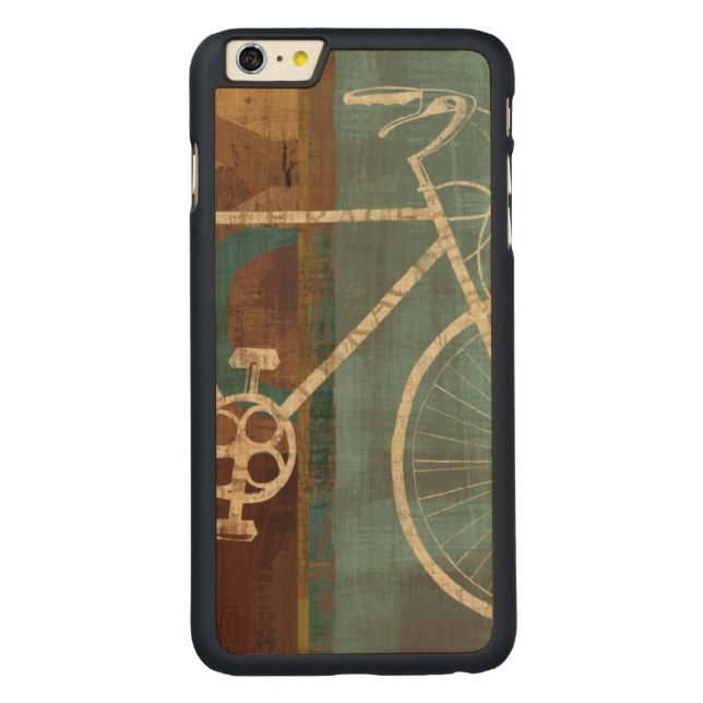 Avbrott bort carved wood iPhone skal (Baksidan)