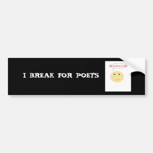 Avbrott för Poets Bildekal