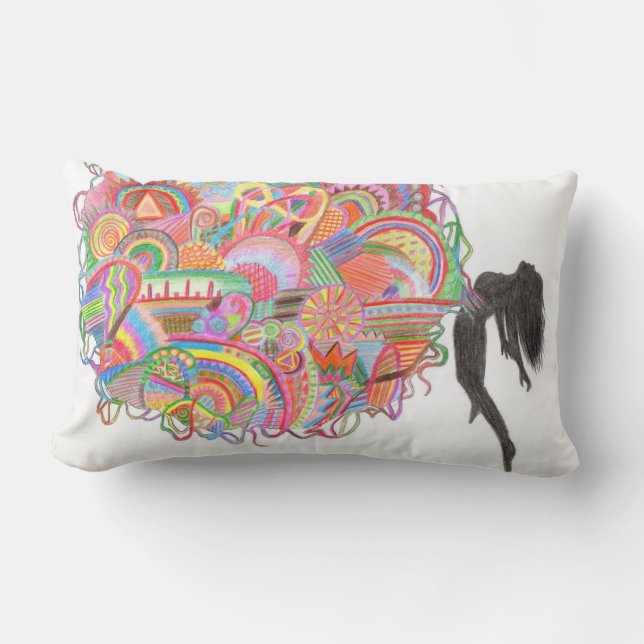 Avbrott fritt lumbarkudde (Framsida)