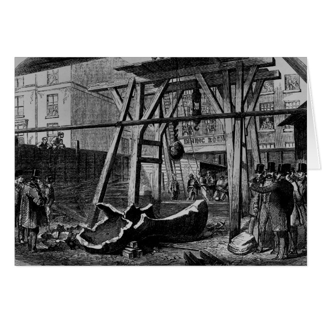 Avbrott upp av stora Ben Hälsningskort (Framsidan Horizontal)