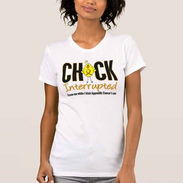 Avbruten bilagacancerchick tee shirt (Framsida)