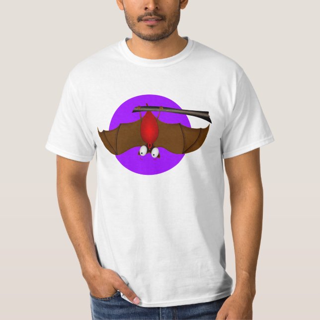 Avbruten fladdermöss tee shirt (Framsida)