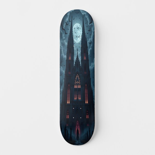 Avbruten katedral utgåva 1 mini skateboard bräda 18,5 cm (Framsida)