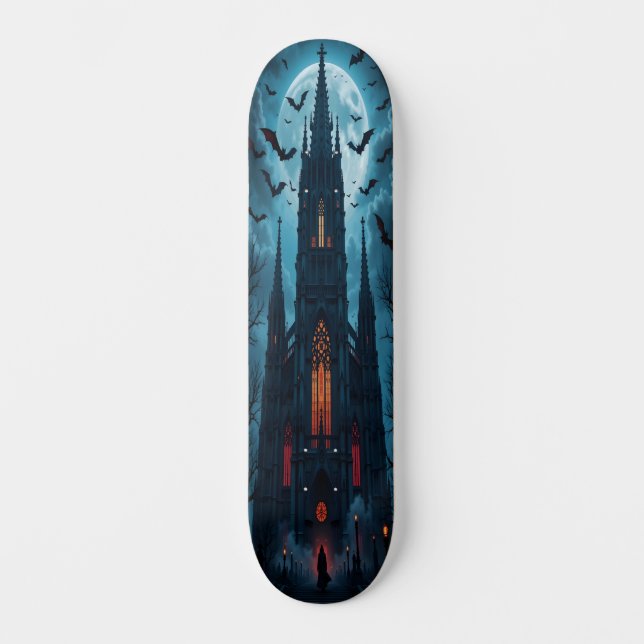 Avbruten katedral utgåva 3 mini skateboard bräda 18,5 cm (Framsida)