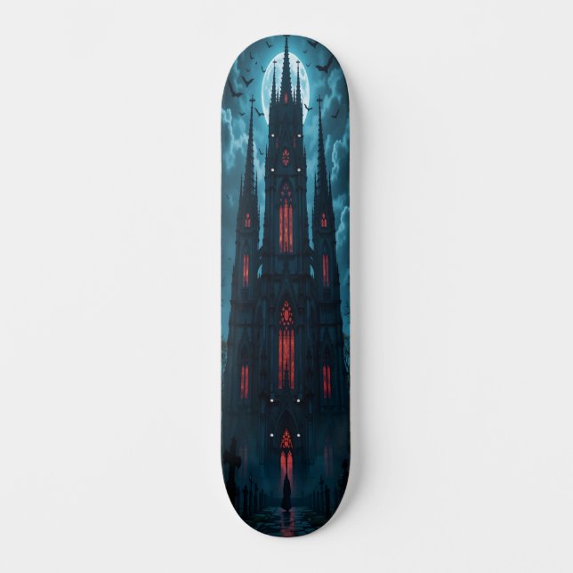 Avbruten katedral utgåva 4 mini skateboard bräda 18,5 cm (Framsida)