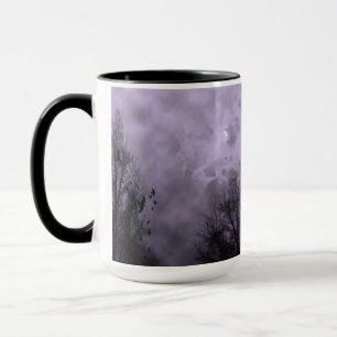 Avbruten Lila Himlar med Ravens Mugg