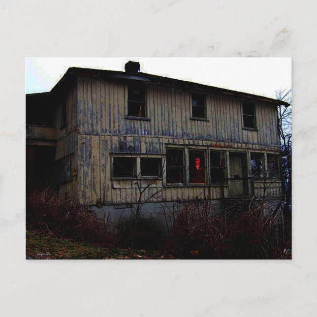 Avbrutet hemligt hus vykort (Framsida)