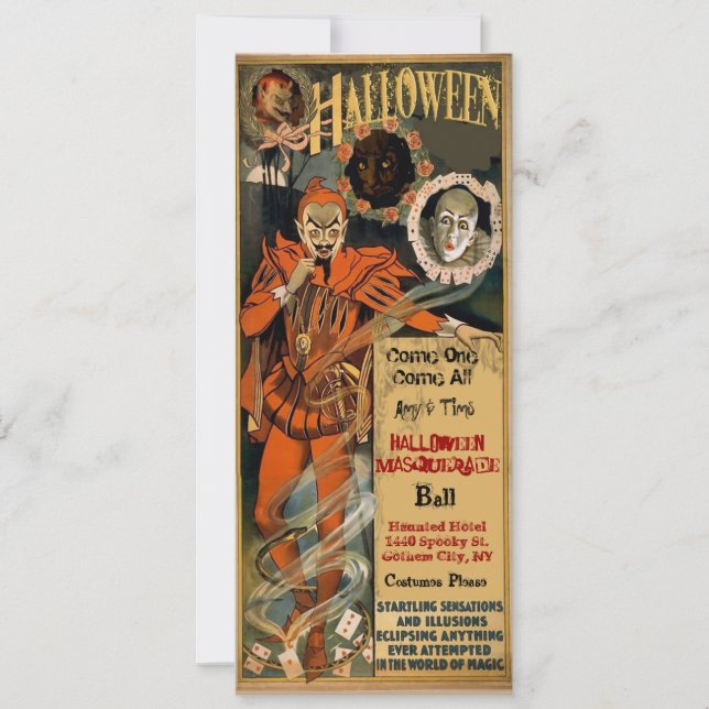 Avbrutna inbjudningar till Halloween fest (Framsida)