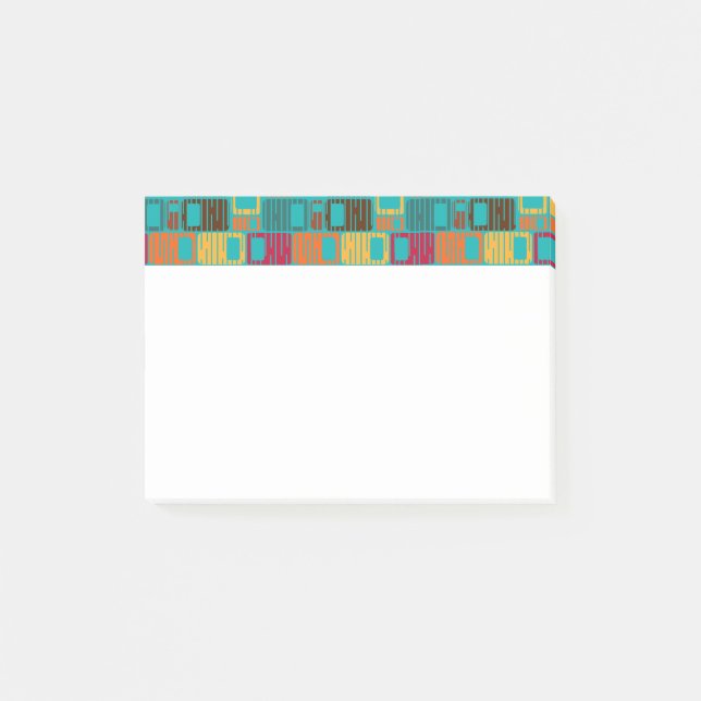 Avbrutna rektanglar post-it block (Framsida)