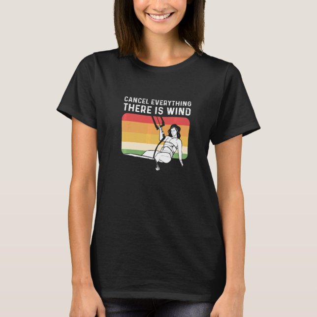Avbryt allt det finns Vind T Shirt (Framsida)