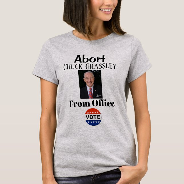 Avbryt Chuck Grassley T-Shirt (Framsida)