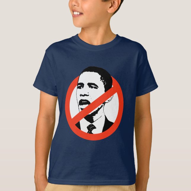 Avbryt den Obama T-tröja T Shirt (Framsida)