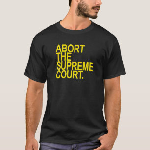 Avbryt Högsta domstolens Gult T Shirt