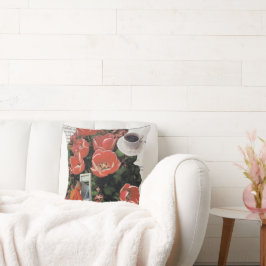 Avbryt inte teadagen om penningkaffe på morgonen kudde