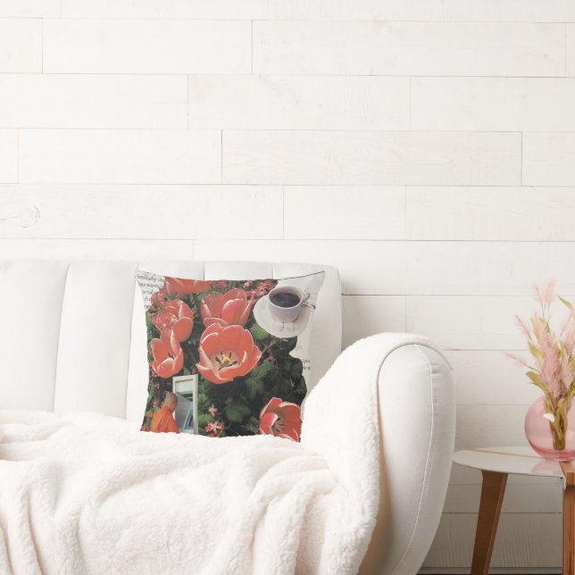 Avbryt inte teadagen om penningkaffe på morgonen kudde (Soffa)