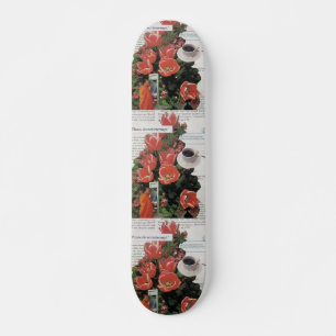 Avbryt inte teadagen om penningkaffe på morgonen mini skateboard bräda 18,5 cm