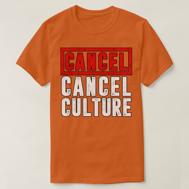 Avbryt kultur t shirt (Design framsida)