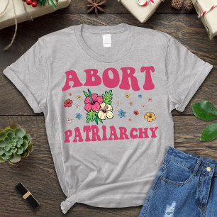 Avbryt patriarkatets abbortionshierarki, feminist t shirt