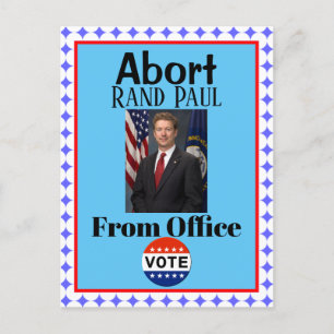 Avbryt Rand Paul Postkort Vykort