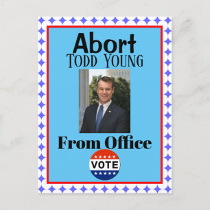 Avbryt Todd Young-vykort Vykort