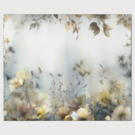 Avbryta figursättning för Papper Blommigt Inklistr Presentpapper