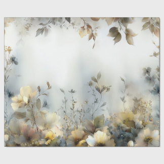 Avbryta figursättning för Papper Blommigt Inklistr Presentpapper